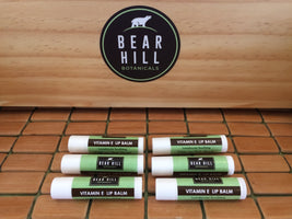 Organic lip balm with vitamin E