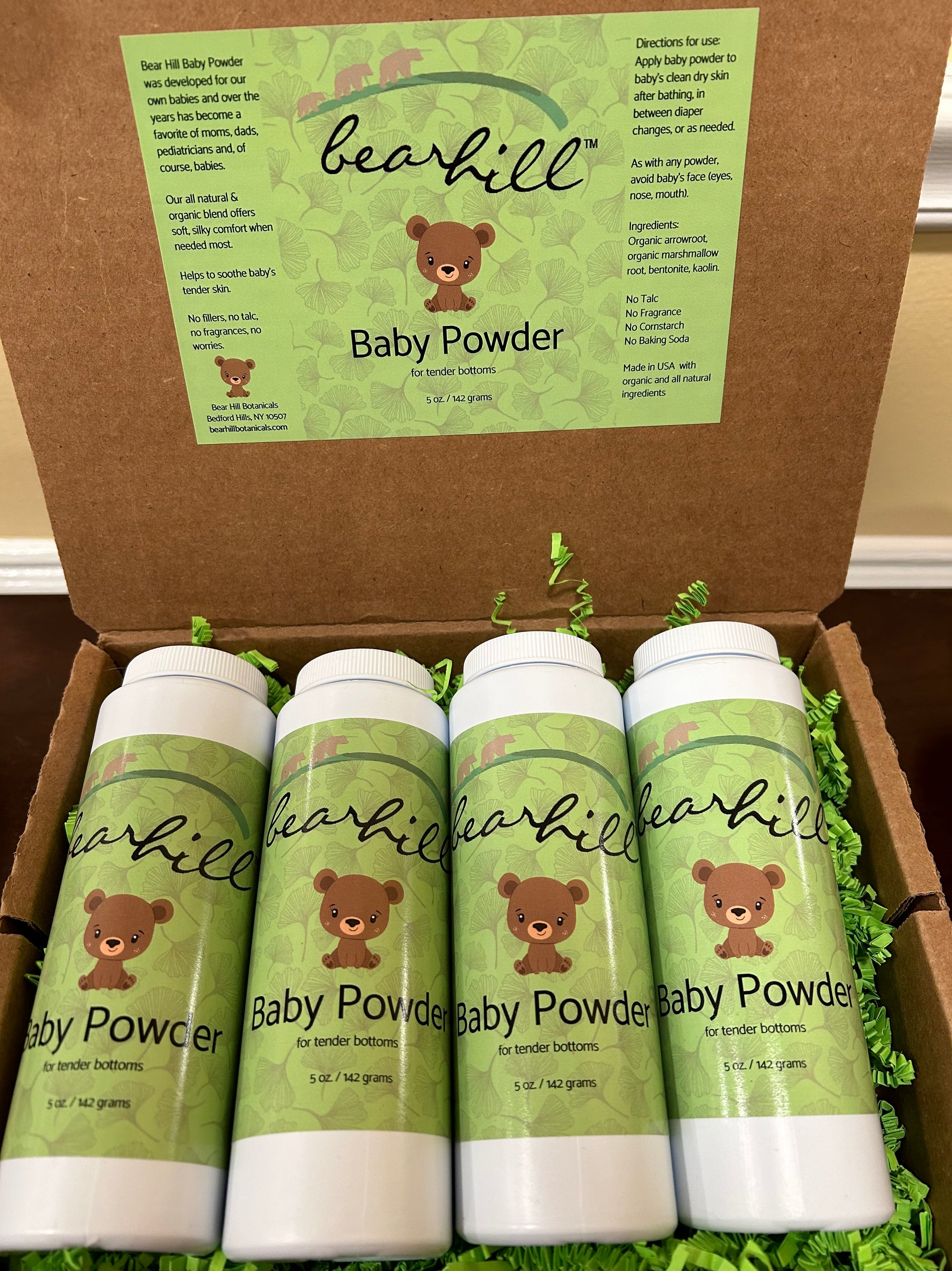 Baby Powder with Marsh Mallow Root for Sensitive Skin